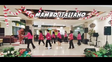 Mambo Italiano Line Dance, Demo by Seruni - YouTube