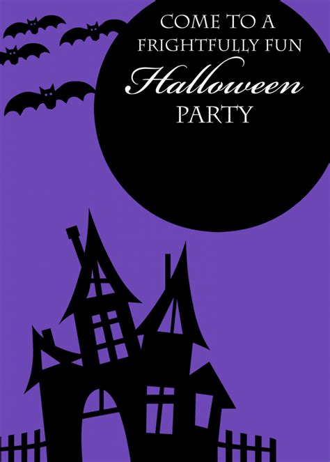 Free Printable Halloween Party Invitations - Yellow Bliss Road