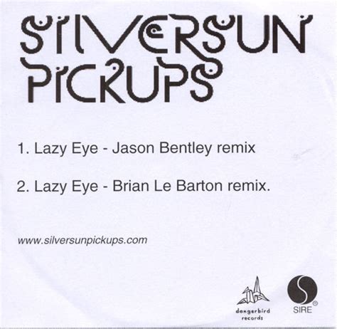 Silversun Pickups - Lazy Eye (2007, CDr) | Discogs