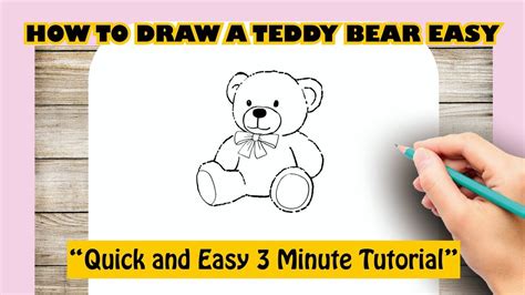 Realistic Teddy Bear Sketch