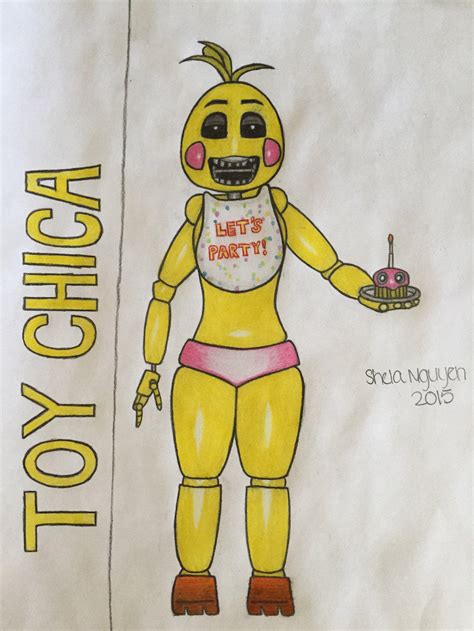 Toy Chica (Drawing) by shelanguyen on DeviantArt