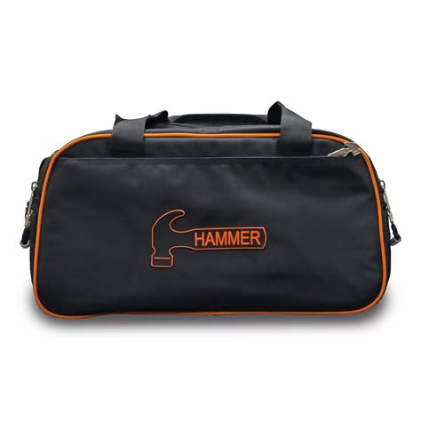 Hammer Premium Black/Orange Double Tote 2 Ball Bowling Bag – Inside Bowling