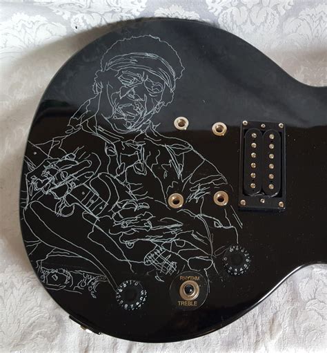 Custom Hand Painted Portrait on YOUR Electric Guitar Body