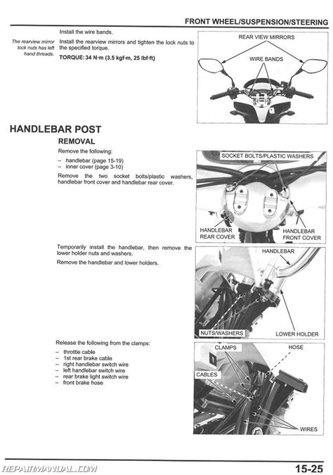 Honda moped repair manual