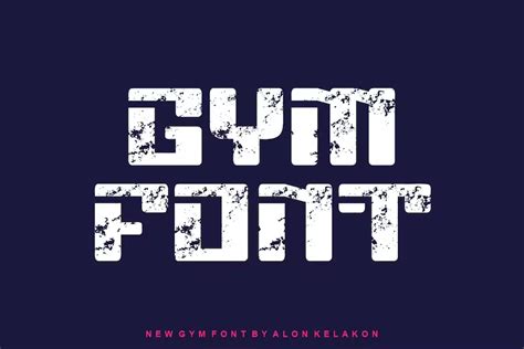 Gym Workout Font - FreeDaFonts