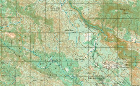 Khe Sanh 1968 Topographical Map – Battle Archives