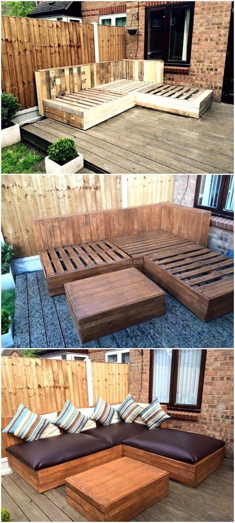 DIY Pallet Corner Sofa | Pallet Ideas