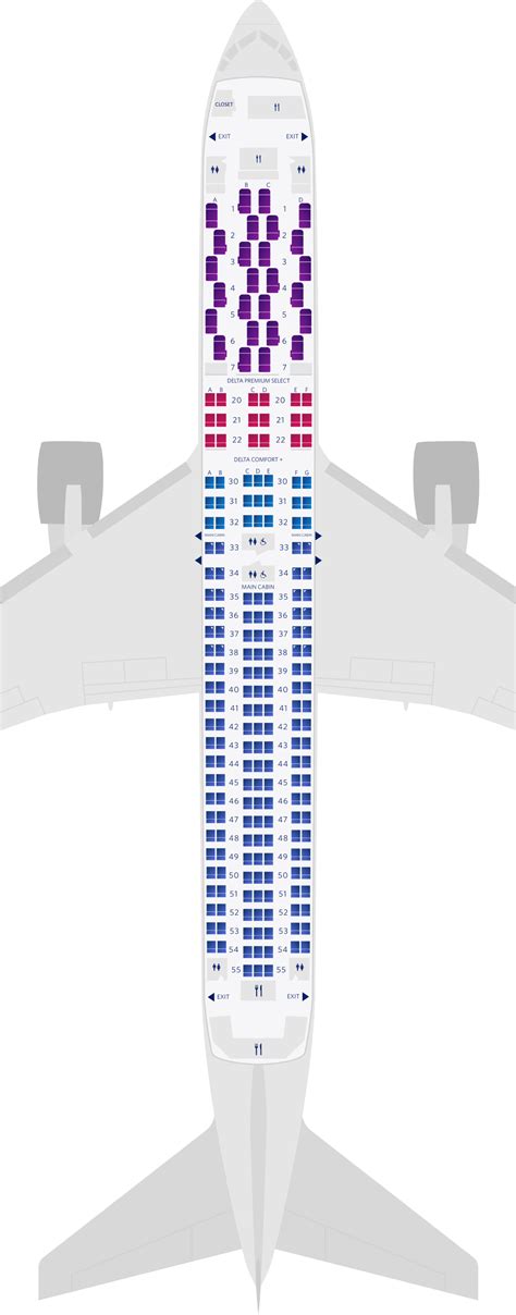 Delta Airlines Boeing 767 300 Seat Map | Brokeasshome.com