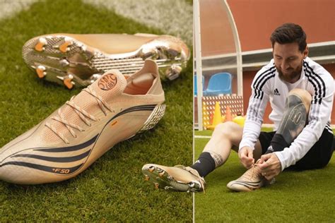 Solar Gold" Adidas Messi 'Mi Historia' Signature Boots Released Footy ...