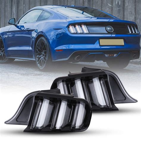 VLAND Full LED Tail Lights For Ford Mustang 2015-2022 With Sequential ...