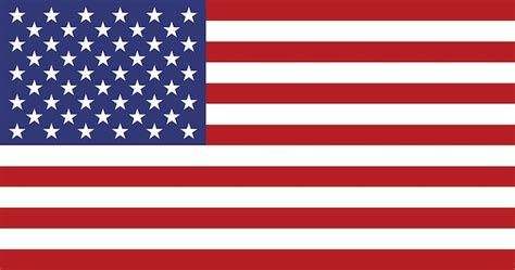 Premium Vector | Flag of USA in correct proportion and colors