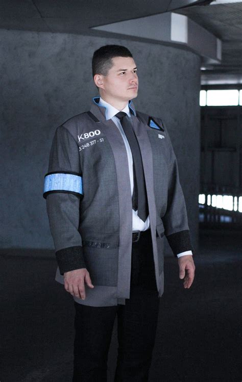 Detroit become human Connor cosplay LED jacket Connor | Etsy | Detroit ...