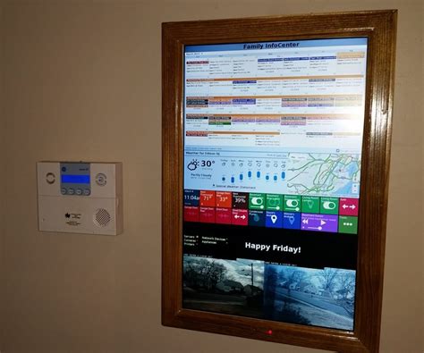 Digital Wall Calendar and Home Information Center | Raspberry pi ...