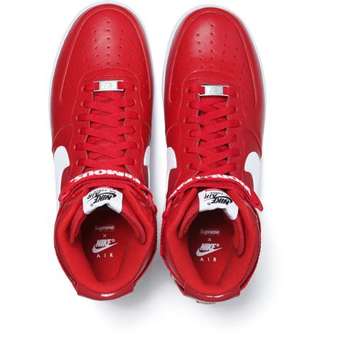 Supreme x Nike AIR Force 1 HIGH – RED | sneakerb0b RELEASES