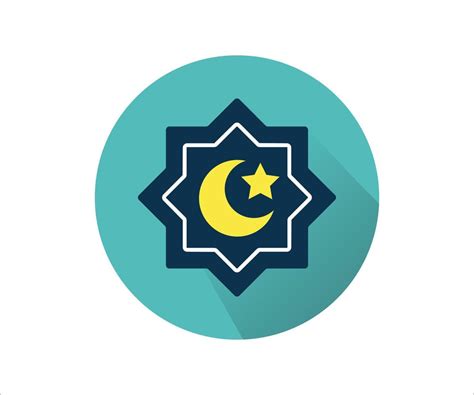 Islamic Shape And Moon Flat Vector Symbol 21987408 Vector Art at Vecteezy