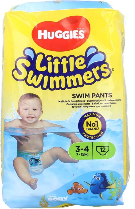 Buy Huggies Little Swimmers Disposable Swim Diapers, Small, 12-Count ...