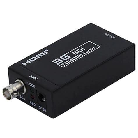 HDMI SDI Converter 3G Full HD 1080P SDI to HDMI Adapter Video Converter ...