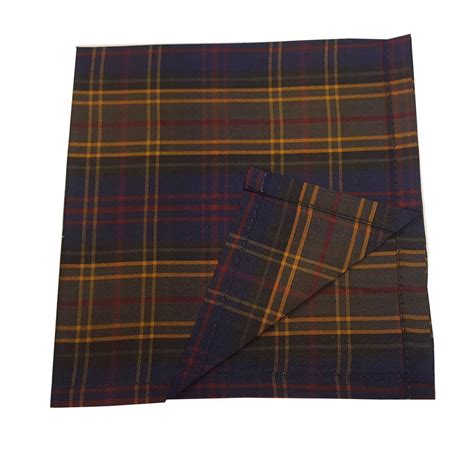 Kinloch Anderson Silk Tartan Pocke... - Kinloch Anderson