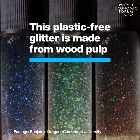 Eco-Friendly Glitter Based On Sustainable Sources | World Economic Forum