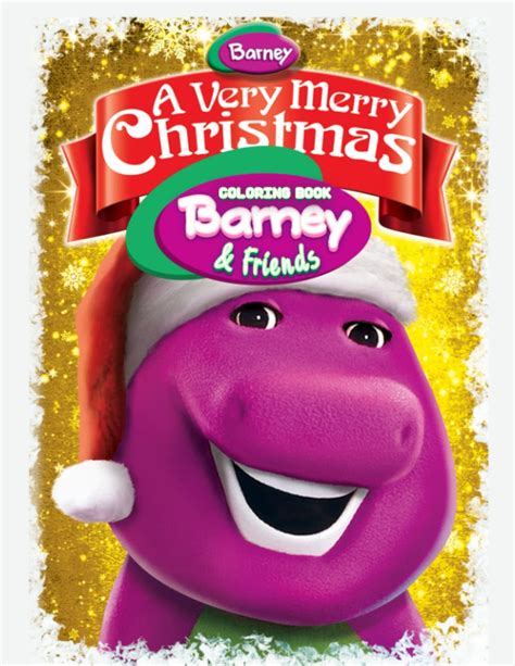 Buy Barney and Friends Christmas Coloring Book: OFFICIAL Christmas ...