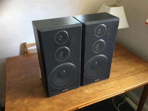 Two black Aiwa SX-80 speakers | in Juniper Green, Edinburgh | Gumtree