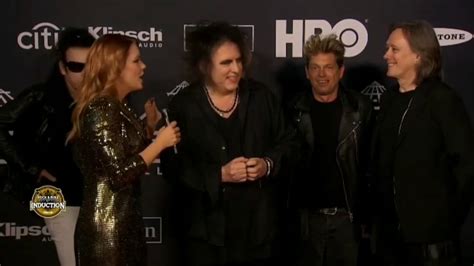 The Cure Rock and Roll Hall of Fame 2019 red carpet interview - YouTube