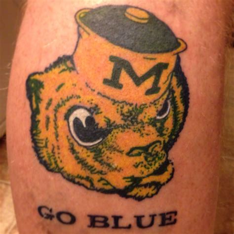 Michigan Wolverine. Hail! | Wolverine tattoo, Michigan tattoos ...