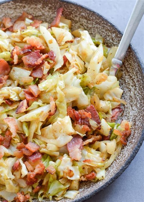 Recipe For Southern Fried Cabbage And Bacon | Deporecipe.co