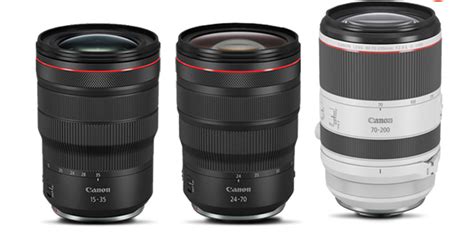 Canon Is Working On Three New RF Lenses