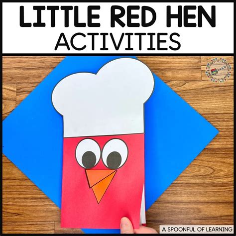 Little Red Hen Activities for Kindergarten - A Spoonful of Learning