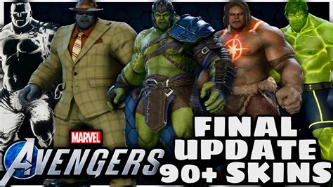 All Hulk Skins In Marvel's Avengers | Final Update - YouTube