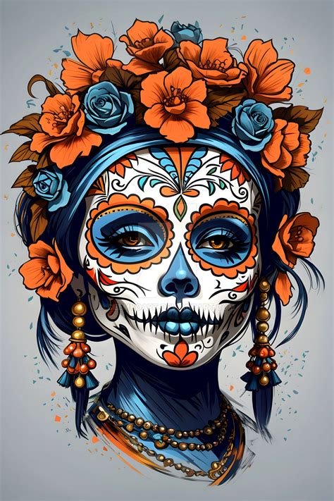 Calavera Catrina: Floral Elegance by CeemkoArt on DeviantArt