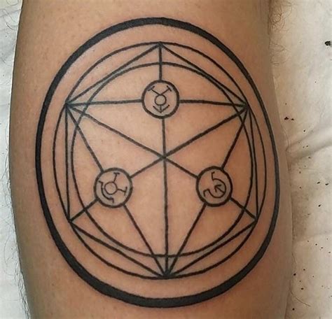 First Tattoo-Modified Transmutation Circle, done by Paul Nolin ...