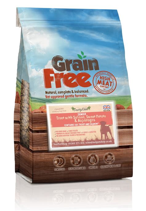 Country Kibble Grain-Free Senior Dog Food Trout With Salmon VAT FREE