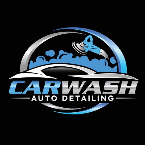 Auto mobile detailing and car wash logo design 17172091 Vector Art at ...