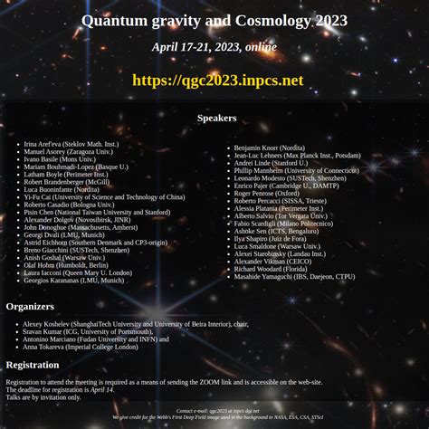 Quantum Gravity and Cosmology 2023