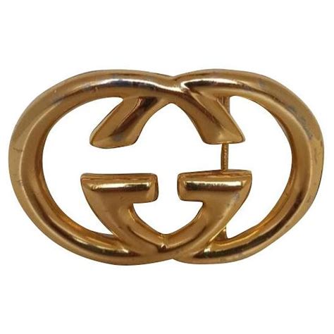 Gucci vintage gold belt buckle Golden Steel ref.435170 - Joli Closet