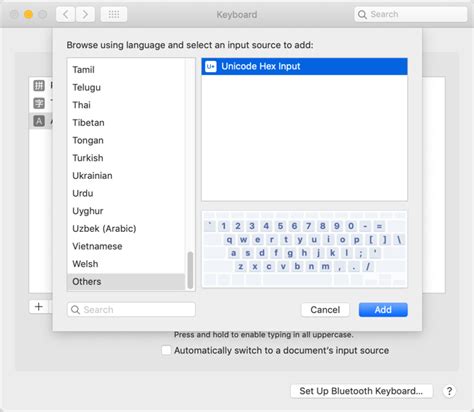 How to Use Unicode Hex Input Method in Mac? – WebNots