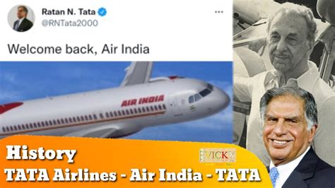 TATA Airlines - Air India - TATA | Air India History | "Welcome Back ...