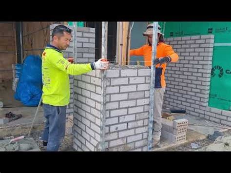 how to build a brick Pier? - YouTube