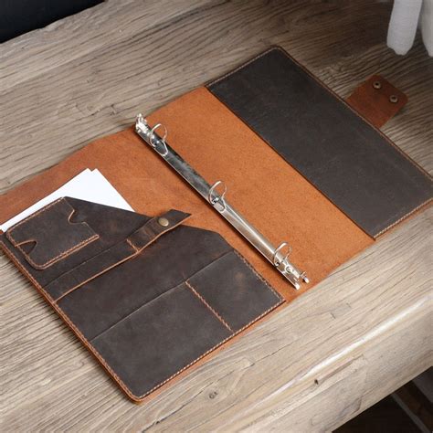 Leather Binder Planner, Leather Planner Binder | FlixGifts