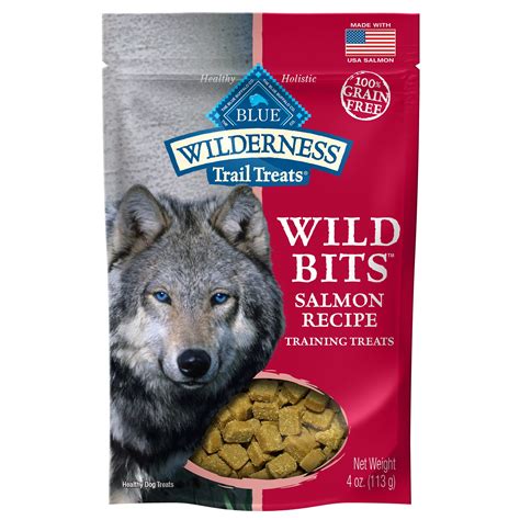 Blue Buffalo Blue Wilderness Trail Treats Salmon Wild Bits Dog Treats ...