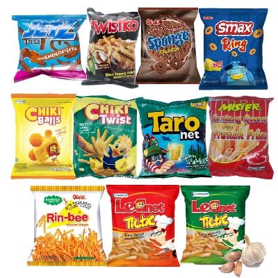 Jual [RCG] Snack 10pcs = 1 Renceng Aneka Taro, Chiki, Chiki Twist, JetZ ...