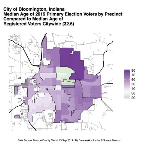 R Map Election Monroe County MEDPARTPRIM2019CityWide – The B Square