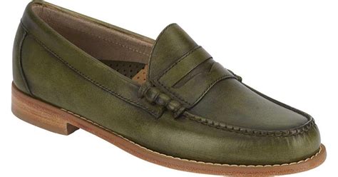 Lyst - G.H. Bass & Co. Larson Weejuns Penny Loafer in Green for Men