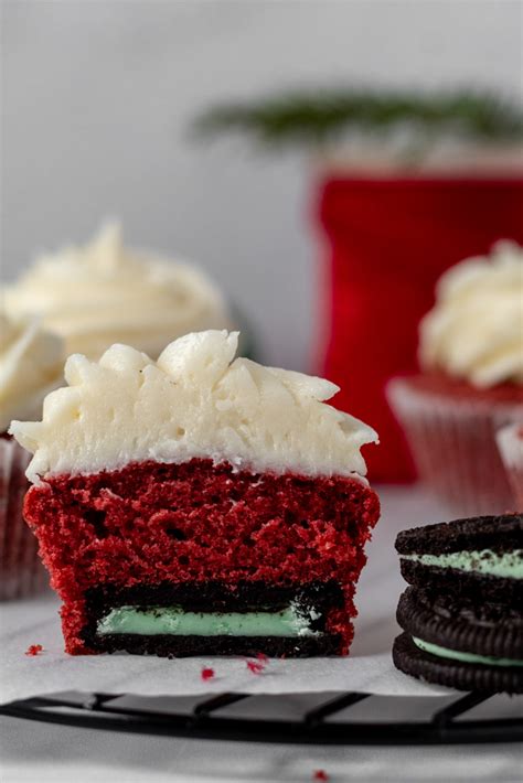 Oreo Red Velvet Cupcakes - Parsley and Icing Red Velvet Cupcakes