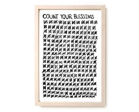 Limited Edition Count Your Blessings Art Print - Etsy