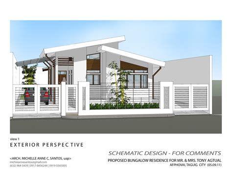 Small Beautiful Bungalow House Design Ideas: Modern Bungalow House With ...