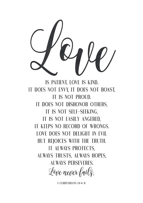 Love Is Patient Bible Verses