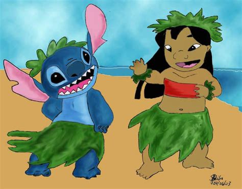 Lilo and Stitch's Hula by ruffles007 on DeviantArt